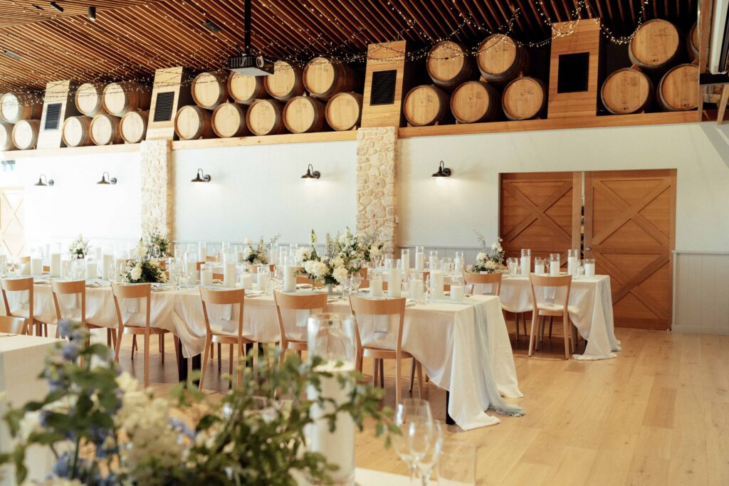 Lake Breeze Wines Langhorne Creek Wedding Venue suitable for ceremony and receptions with indoor and outdoor space for marquees on the Fleurieu Peninsula.