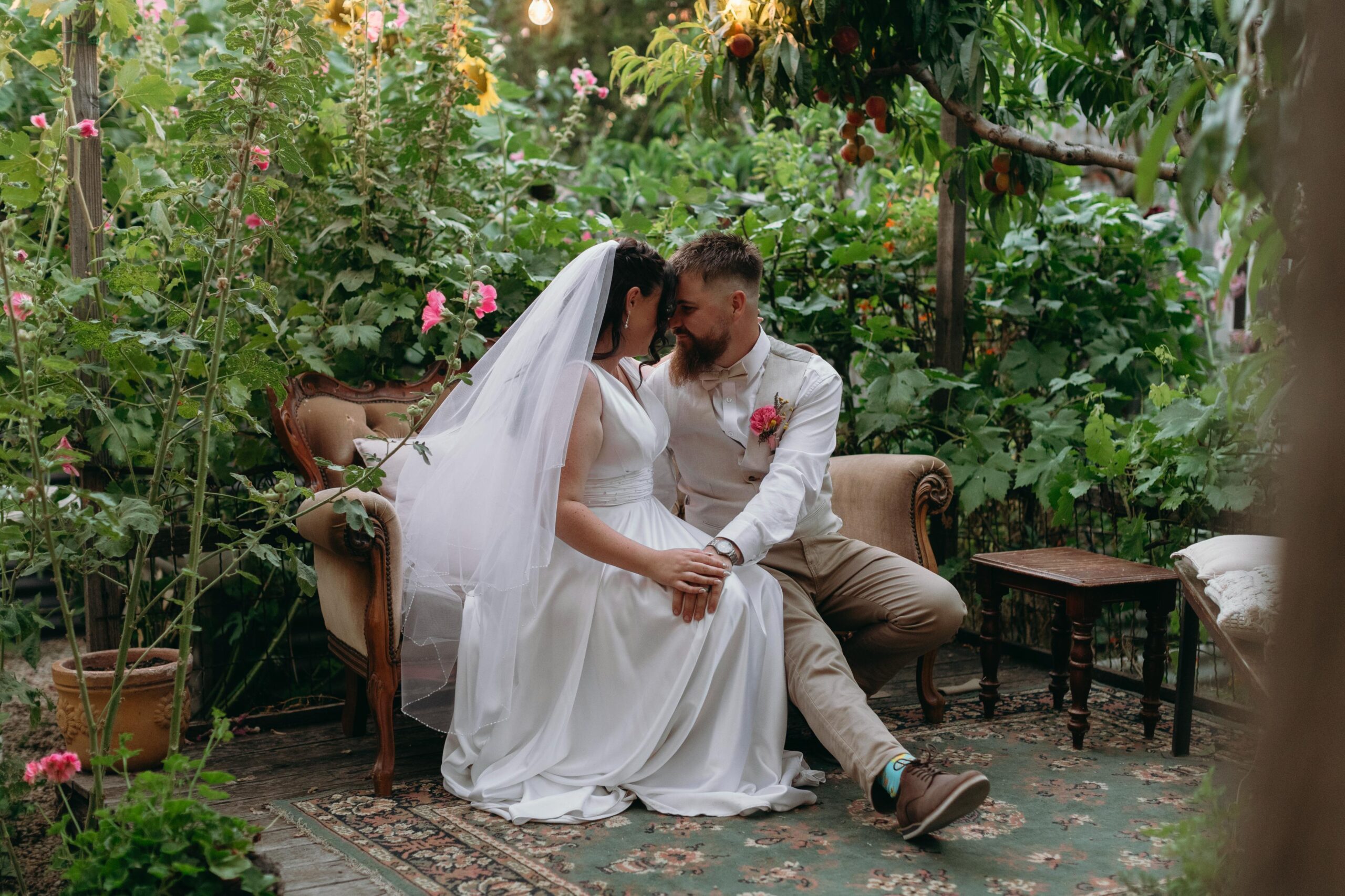Aldinga Secret Garden, Fleurieu Peninsula, Venue for weddings and events, engagement parties and birthday celebrations. Rustic, quirky secret garden offered exclusively through VENYU