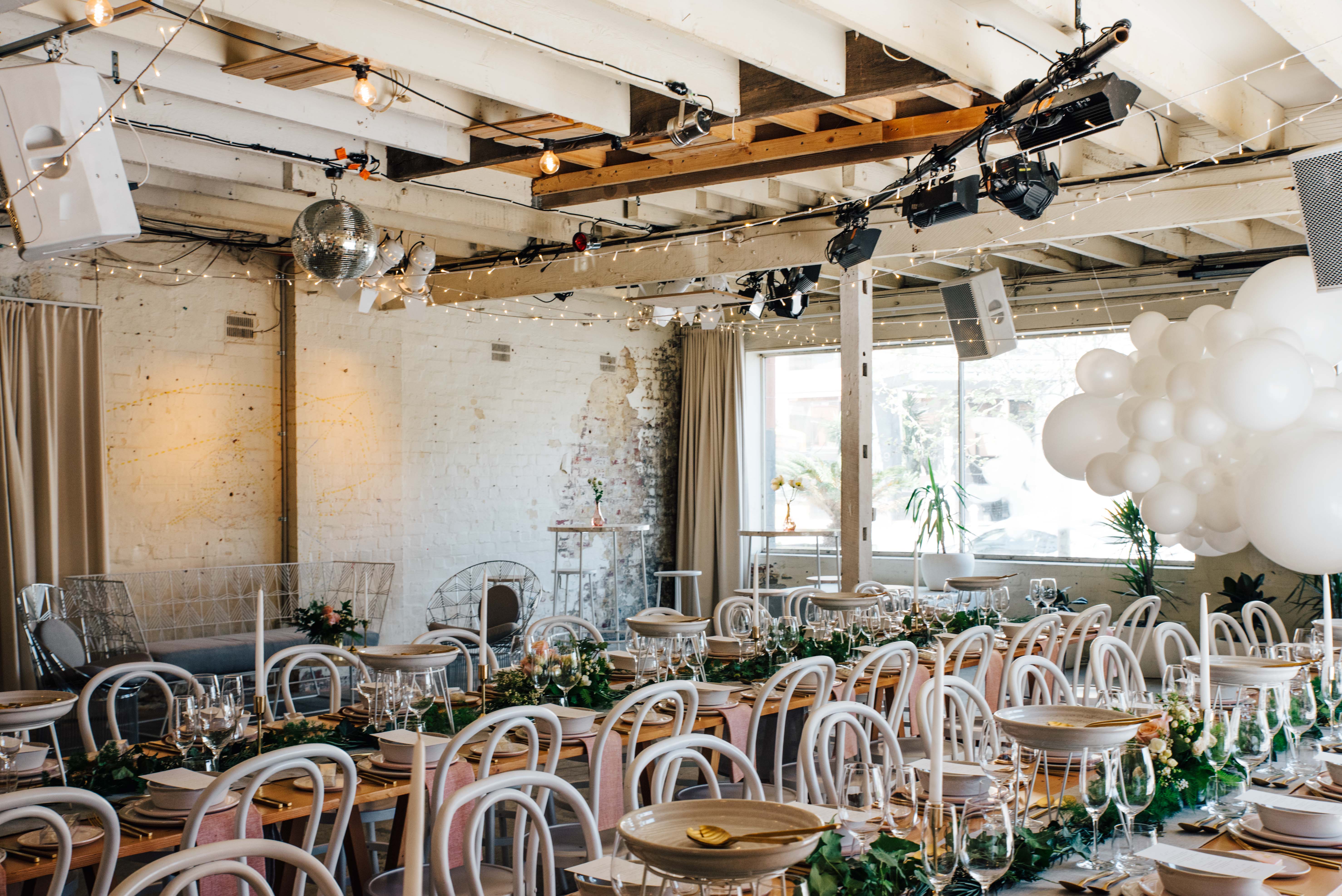 Chateau Apollo, rustic industrial wedding venue in the heart of Adelaide's CBD.