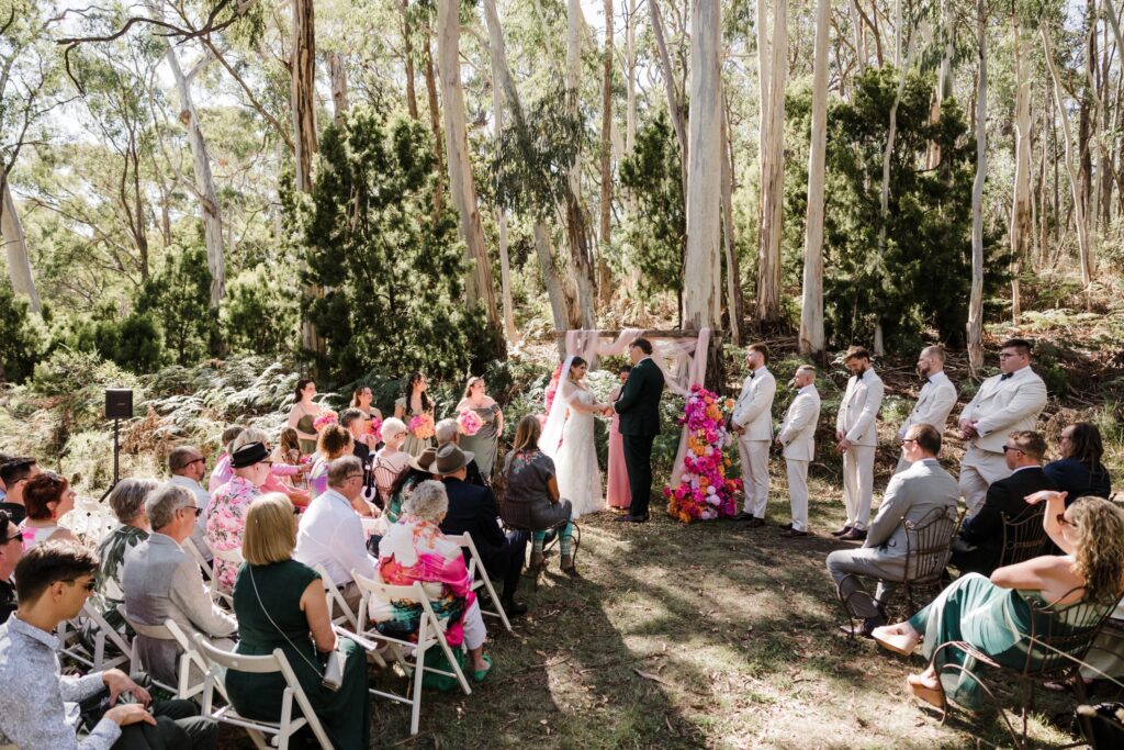Sinclair's Gully Winery, Wedding Venue in the Adelaide Hills offering flexibility for catering, beverages and a casual woodland style feel only 20 minutes from the Adelaide CBD.