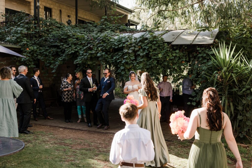 Sinclair's Gully Winery, Wedding Venue in the Adelaide Hills offering flexibility for catering, beverages and a casual woodland style feel only 20 minutes from the Adelaide CBD.