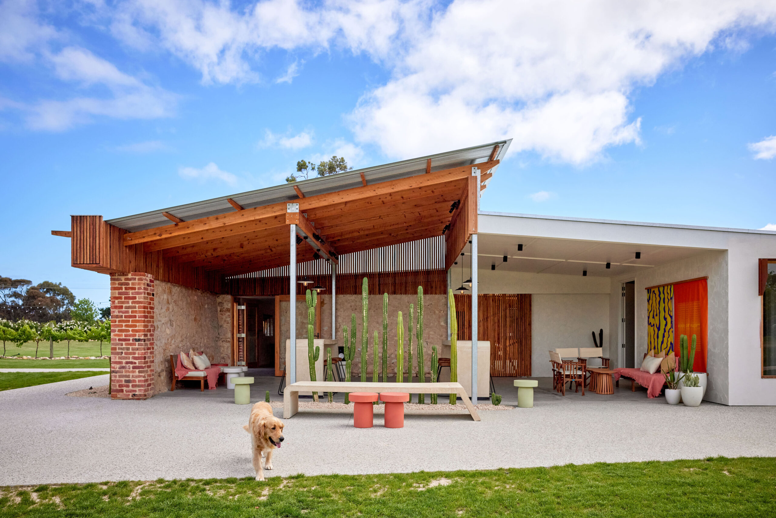 Home of Plenty is a country vineyard with rustic charm offering full flexibility in hire for weddings.