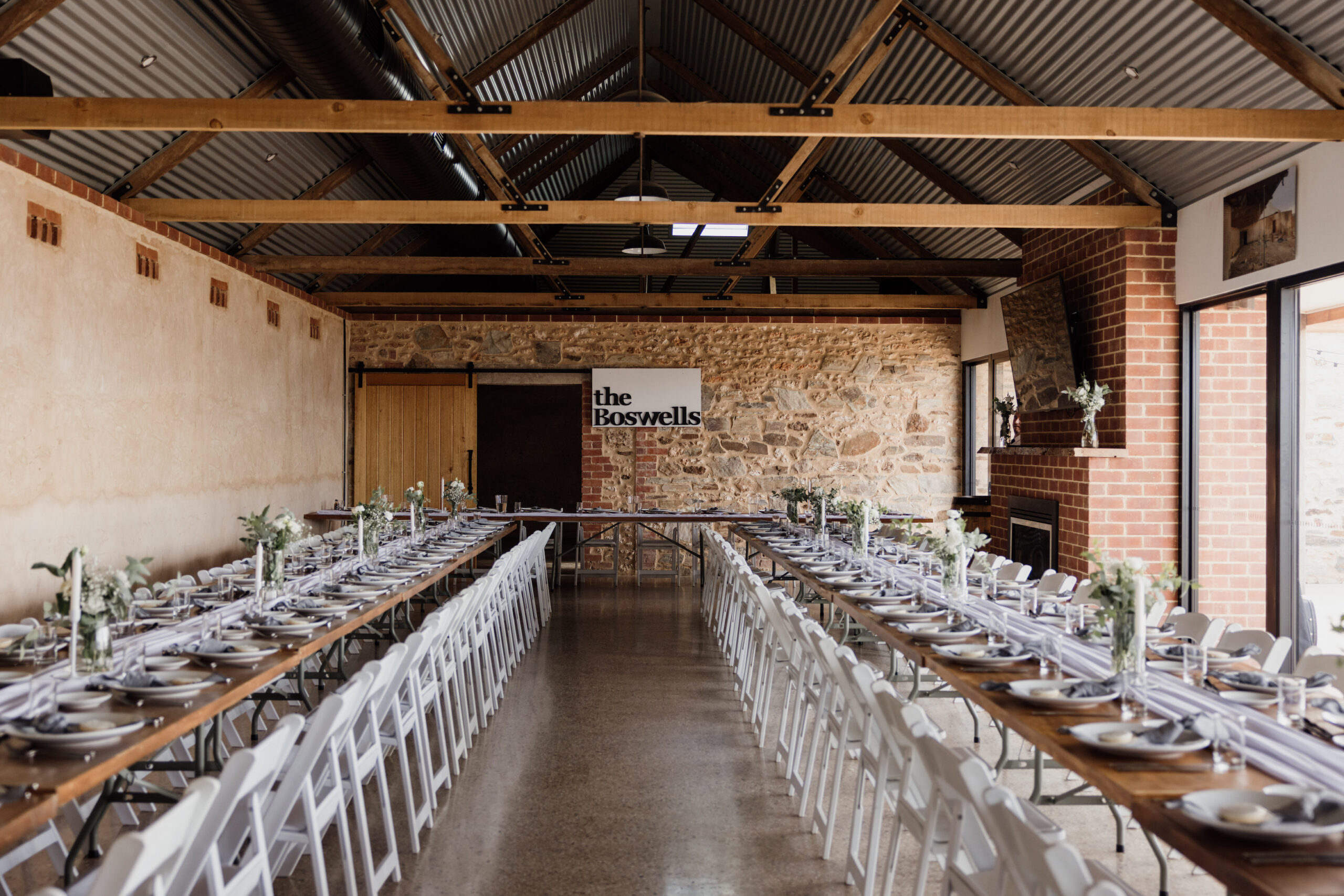 Barns of Freeling, Barossa Valley Barn, Event and Wedding Venue offering a beautiful indoor and outdoor spaces for ceremony and reception and accommodation. All fully flexible in both catering and drinks.