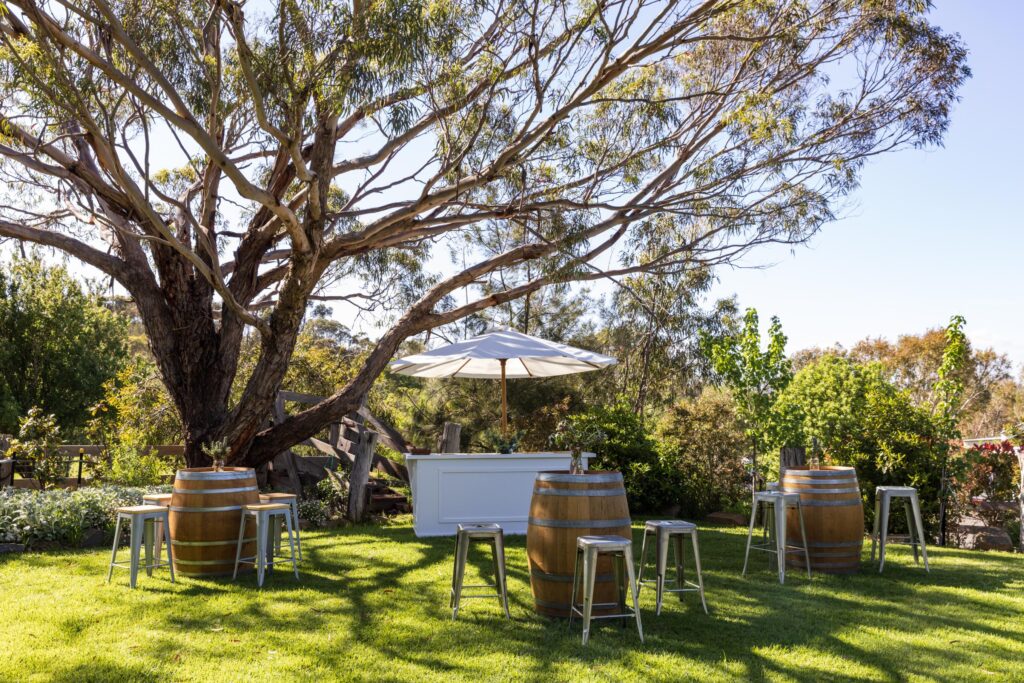 Morning Star is a charming private property just minutes from Mount Barker in the lush Adelaide Hills, with formal gardens, Bluestone courtyard and rustic Barn reception space available for weddings and private events.