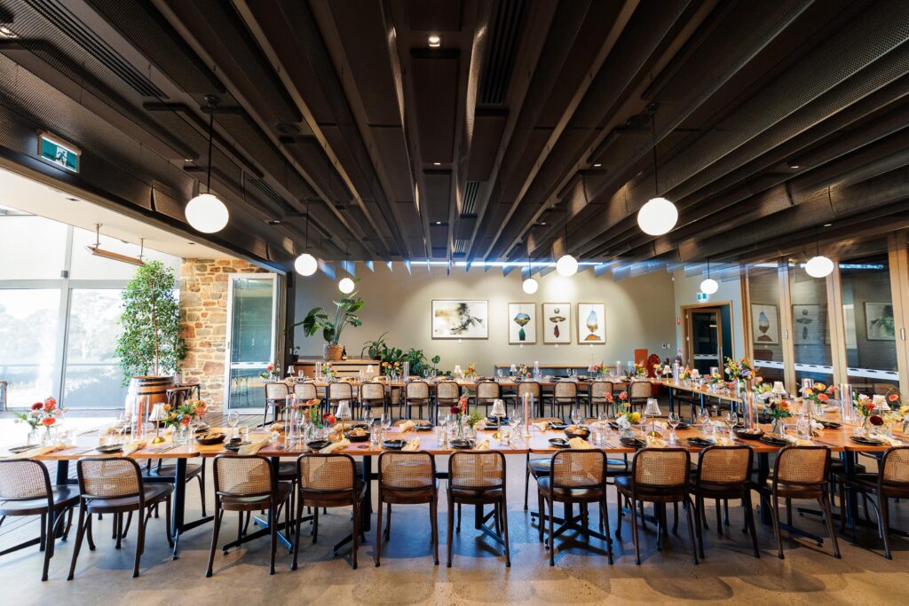 Pikes Clare Valley, winery and brewery wedding venue, ideal for small or large ceremonies and receptions, on site award winning Slate restaurant and vineyard views.