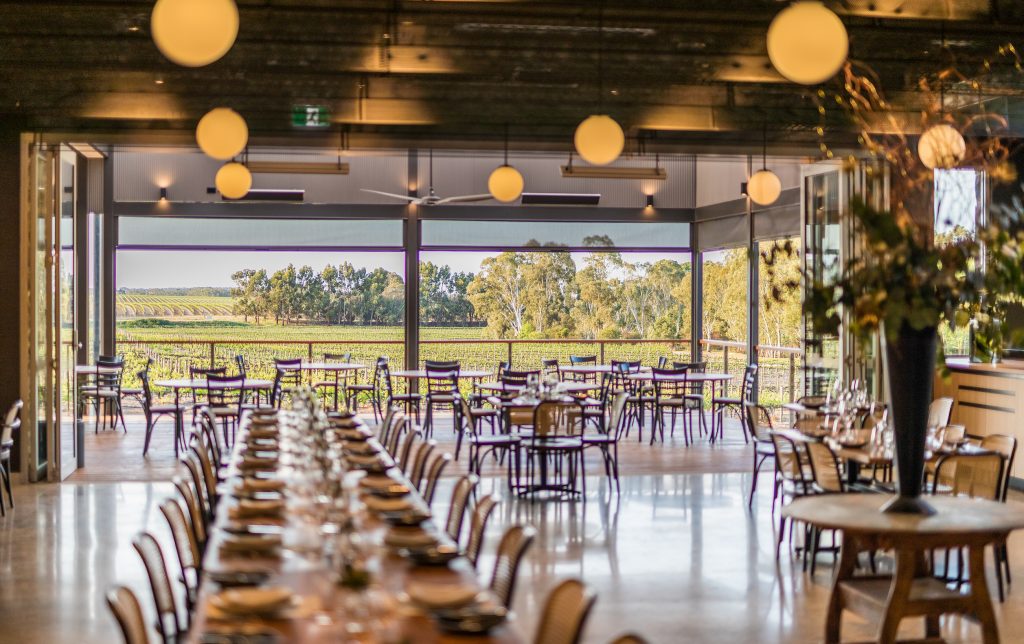 Pikes Clare Valley, winery and brewery wedding venue, ideal for small or large ceremonies and receptions, on site award winning Slate restaurant and vineyard views