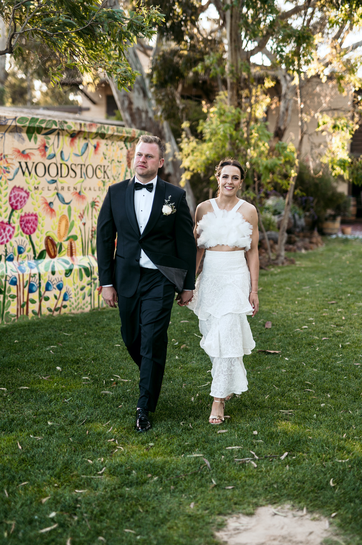 Woodstock, a full-service winery venue in McLaren Flat with quiet and natural ceremony spaces and log cabin accommodation