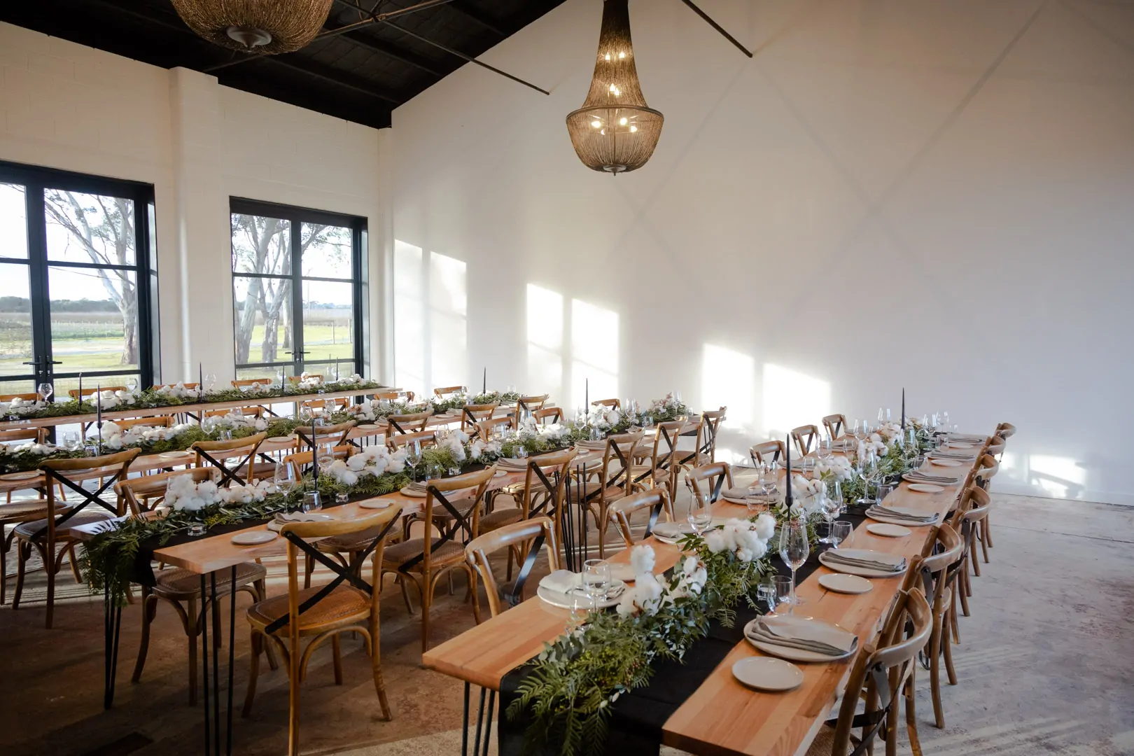 Ortus Wines, a flexible dry hire warehouse-style venue in the countryside of Willunga surrounded by gum trees and vines
