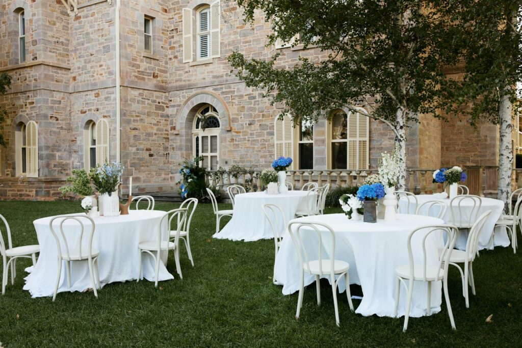 Hughes Park is a historic Clare Valley property nestled in the picturesque Skilly Hills, just 2km from Watervale, and now available as a dry hire space for weddings and events.