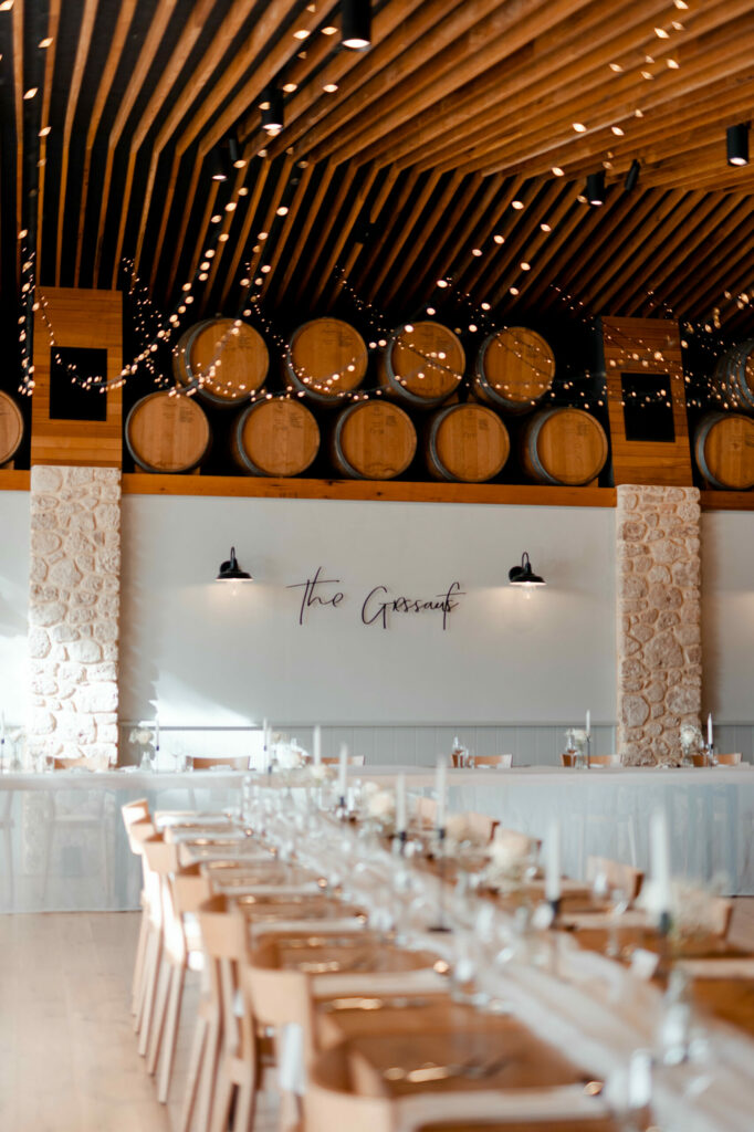 Lake Breeze Wines Langhorne Creek Wedding Venue suitable for ceremony and receptions with indoor and outdoor space for marquees on the Fleurieu Peninsula.