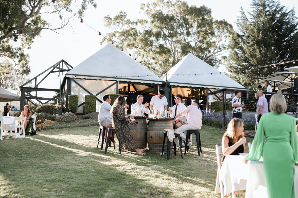 A spacious and charming Adelaide Hills wedding venue, Littlewood Farm is a 20-hectare working flower farm on the outskirts of Littlehampton, offering fully inclusive beverage packages, flexible catering and onsite accommodation.