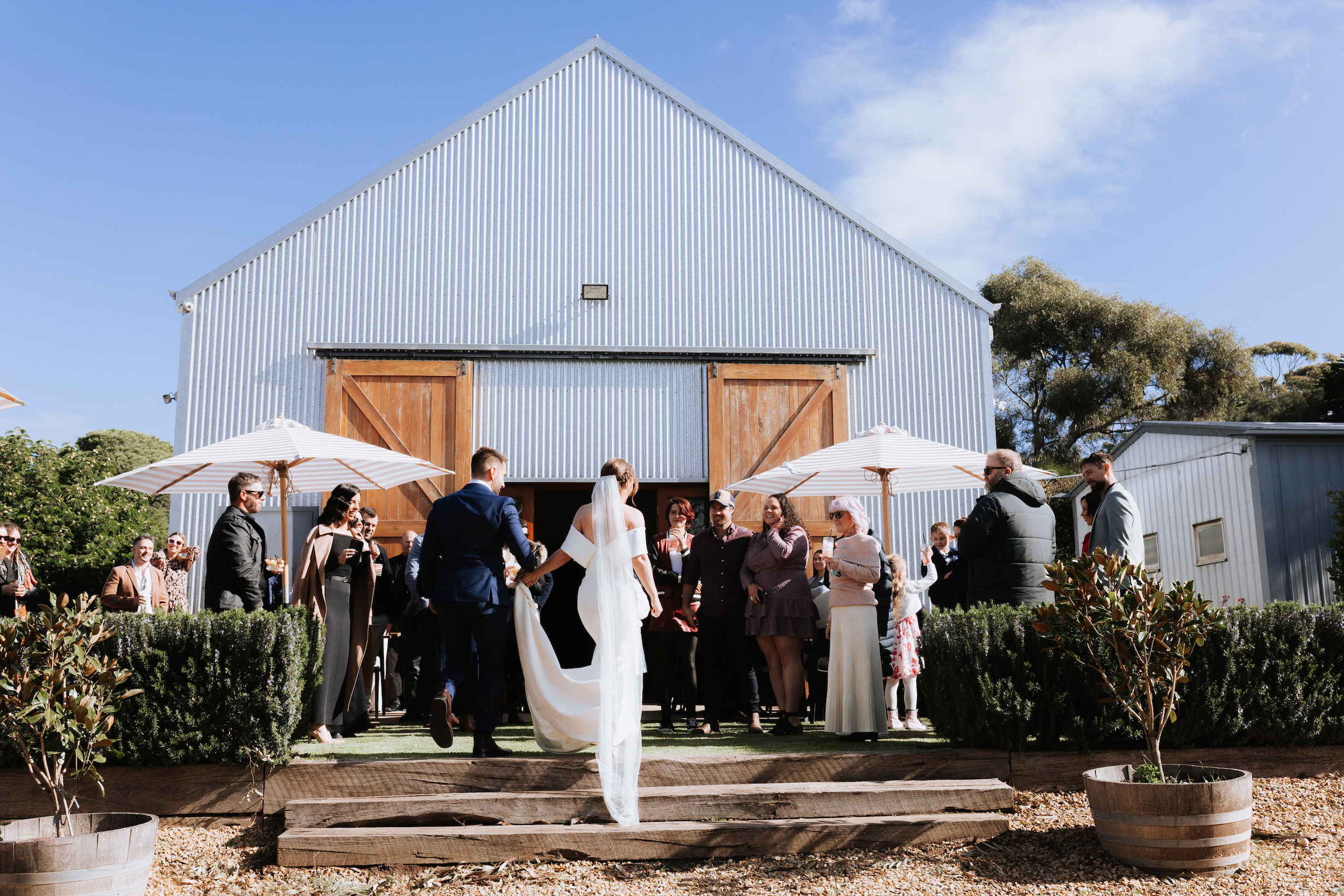 McLaren Vale Distillery is a spacious estate giving couples a unique experience located amongst a striking backdrop of vines and forest, with on site ceremonies offered and beverage packages available for receptions.