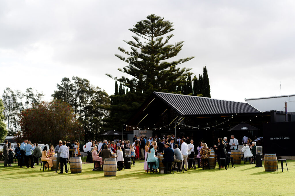 A Limestone Coast wedding venue sitting proudly amongst the vines and terra rossa soil of the world-renowned Coonawarra wine region, Brand’s Laira is a historic winery with a striking modern cellar door, that provides a captivating backdrop for private events and celebrations of love.