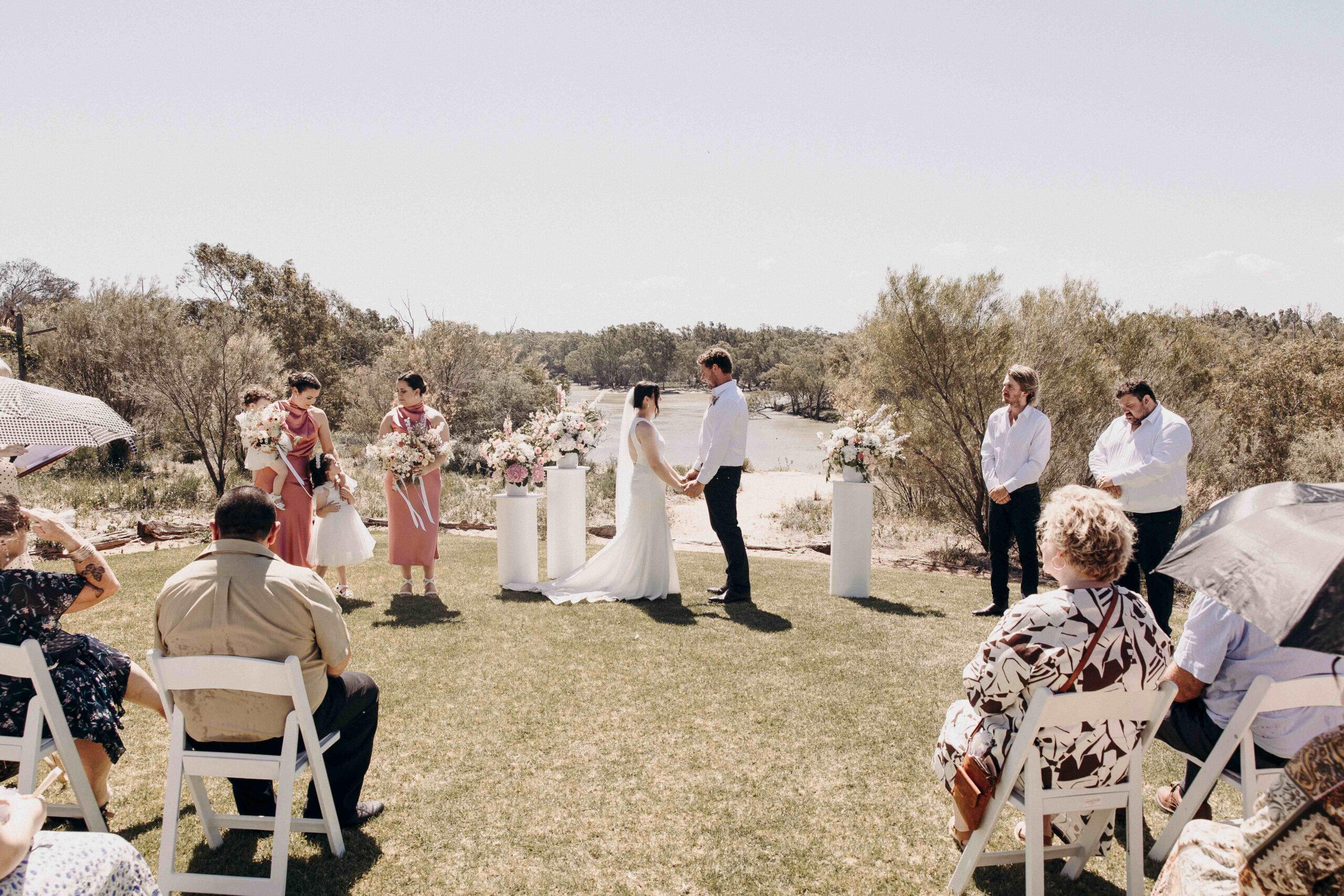 Templeton on Murray is a private clifftop wedding venue in SA’s Riverland with lush gardens, flexible spaces and onsite accommodation for up to 16 guests.