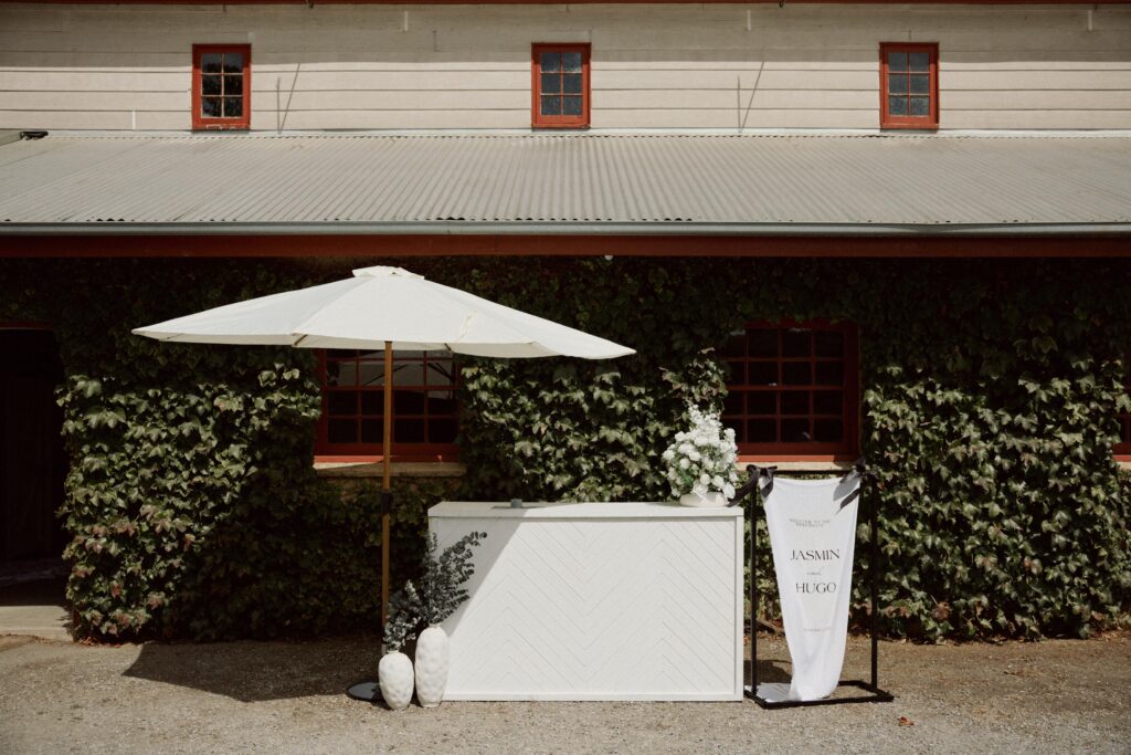 A DIY country wedding venue in the Adelaide Hills, The Field offers a huge open-air space for up to 200 guests ideal for BYO furniture and styling, including onsite farmhouse accommodation and catering and bar packages available through EMBR Hospitality.