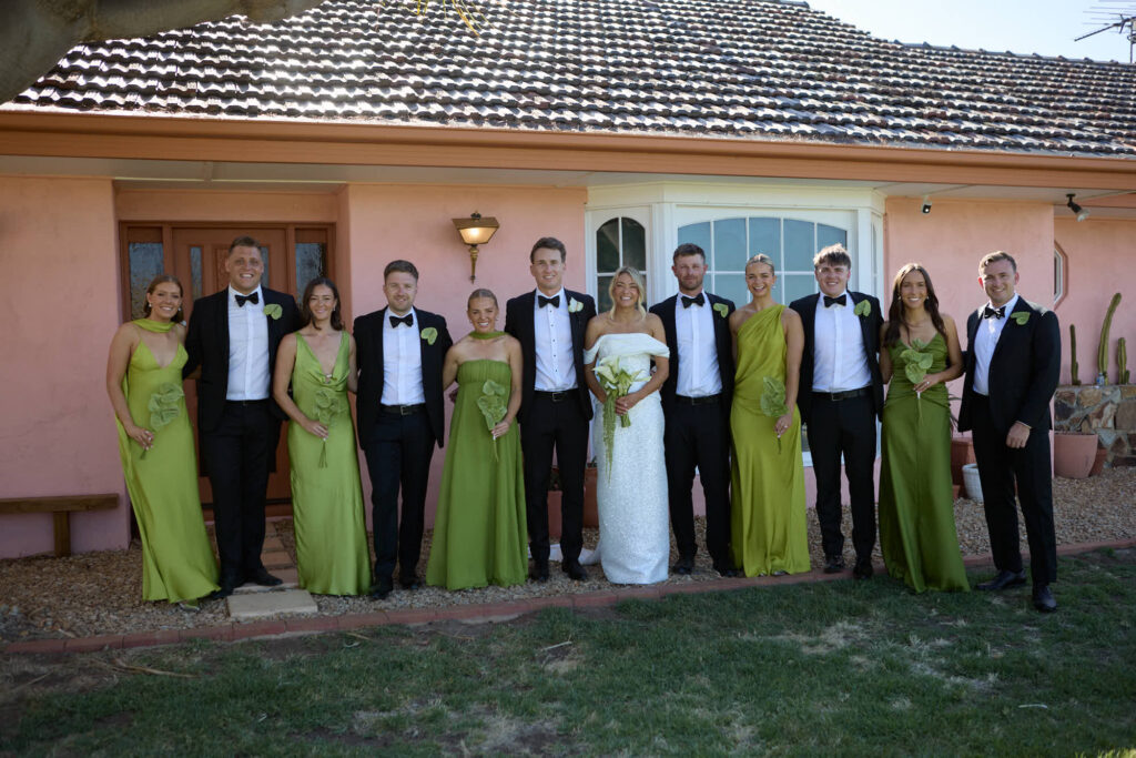 Rosado is a private Barossa wedding venue with vintage Palm Springs style, open-air gardens, vineyard views, sunsets, privacy, onsite accommodation and flexible hire options.