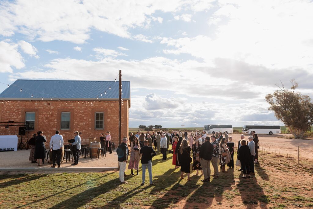The Bugle Hut is a beautifully restored Riverland wedding venue, blending 1917 heritage charm with relaxed spacious function areas and flexible dry hire.